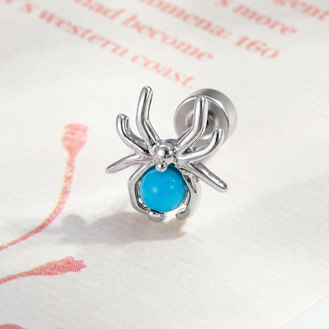MULTICOLOR SPIDER EARRINGS (PAIR)