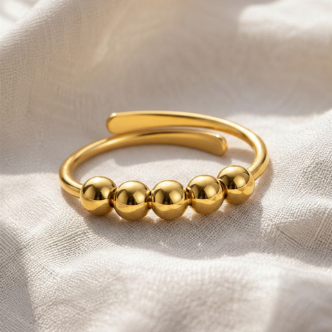 SPIRAL FIDGET RING (ADJUSTABLE)