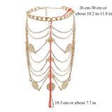 LAYERED TASSEL FOOT CHAIN