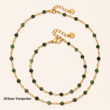 RAW EMERALD GEMSTONE SET