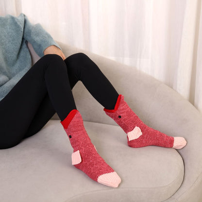 3D ANIMAL KNIT SOCKS