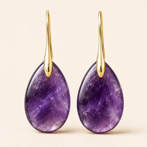 AMETHYST TWILIGHT EARRINGS (PAIR)