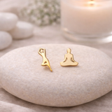 MISMATCHED YOGA EARRINGS (PAIR)
