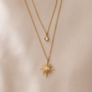 STARBURST LAYERED NECKLACE