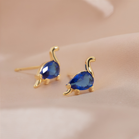 MULTICOLOR DINO EARRINGS (PAIR)