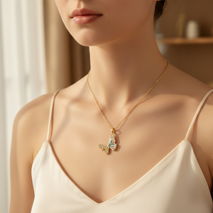 BUTTERFLY WINGS NECKLACE