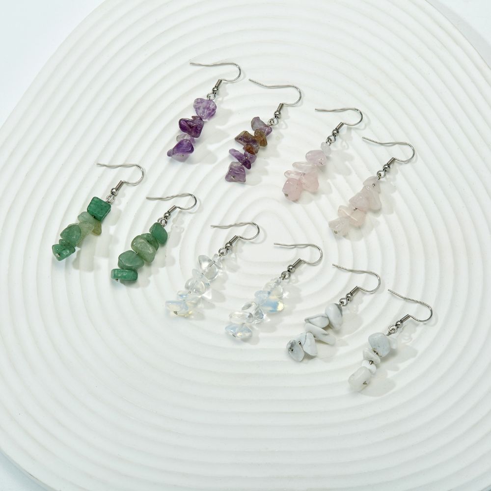 BOHEMIAN CRYSTAL EARRINGS (PAIR)