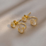 DOUBLE STUDDED EARRINGS (PAIR)