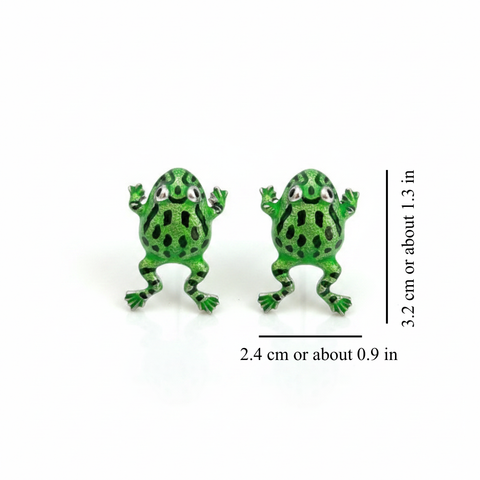 TINY FROG STUDS (PAIR)