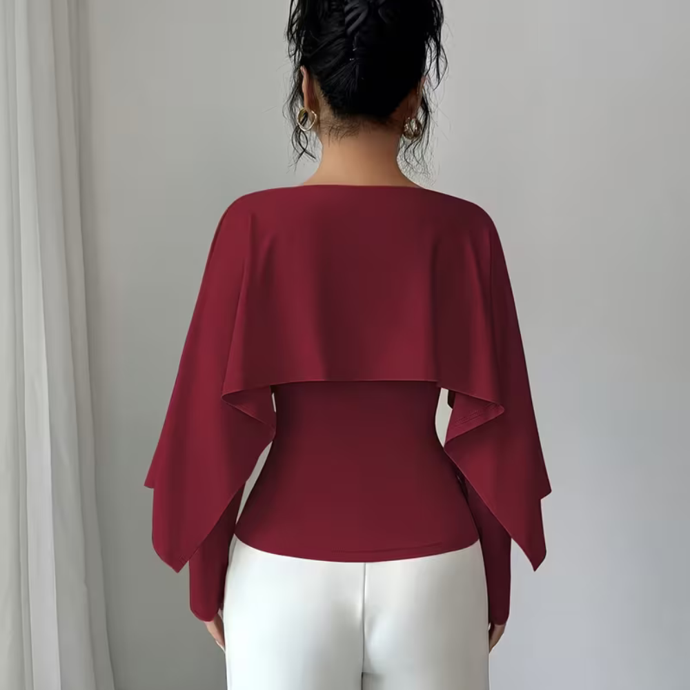 Adelina™ | Cape Overlay Top