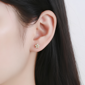 BRIGHT FLOWER STUDS (PAIR)