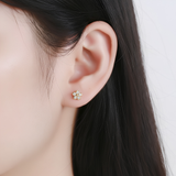 BRIGHT FLOWER STUDS (PAIR)