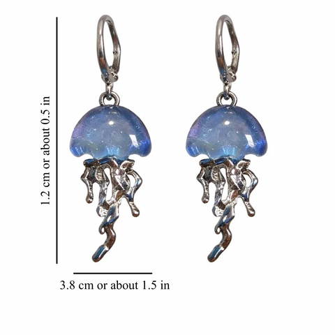 JELLYFISH STUD EARRINGS (PAIR)