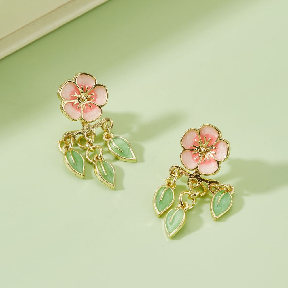 CHERRY BLOSSOM DROP EARRINGS (PAIR)