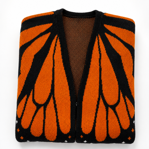 MONARCH BUTTERFLY CARDIGAN
