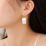TISSUE PAPER EARRINGS (PAIR)