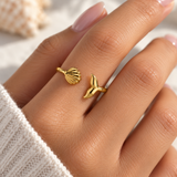 SEASHELL FISH TAIL RING