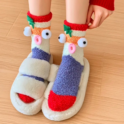 CARTOON FUZZY SOCKS