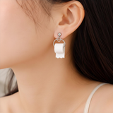 TISSUE PAPER EARRINGS (PAIR)