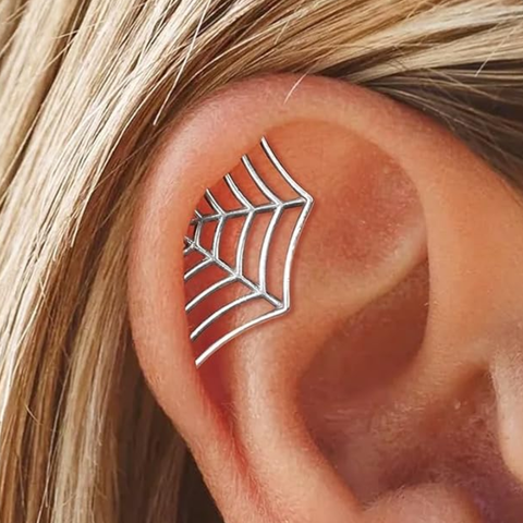 SPIDER WEB EARRING