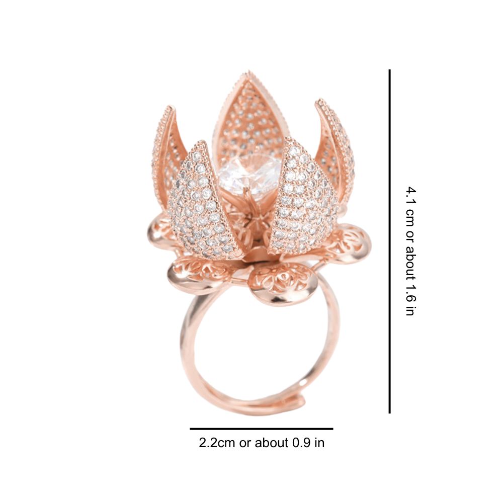 FLOWER BLOOM RING (ADJUSTABLE)