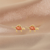 MULTICOLOR DINO EARRINGS (PAIR)
