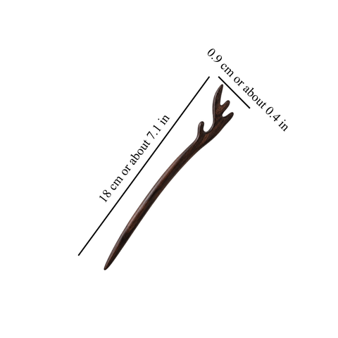 DEER ANTLER HAIRPINS (2 PCS)