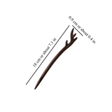 DEER ANTLER HAIRPINS (2 PCS)