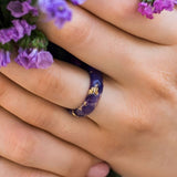 PURPLE PETALS RING