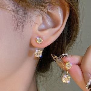 DOUBLE STUDDED EARRINGS (PAIR)