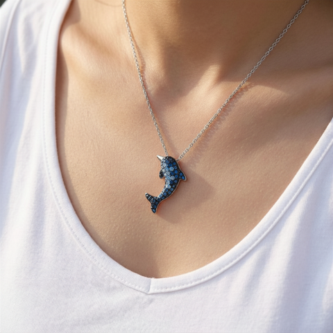 DAINTY DOLPHIN NECKLACE