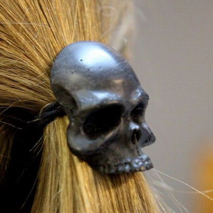 GLAM SKULL HAIR TIE