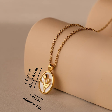DELICATE TULIPS NECKLACE