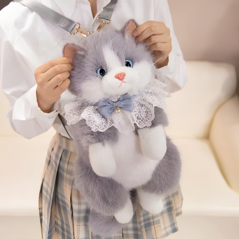 Purrsy™ | Stuffed Cat Bag