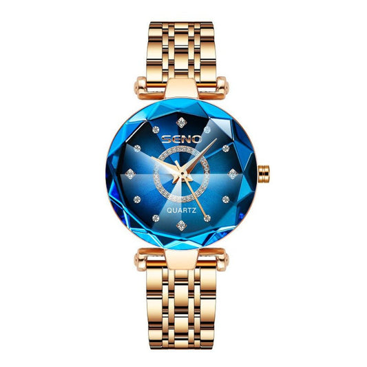 SENO DIAMOND QUARTZ WATCHES