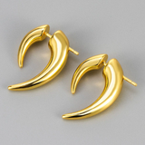 HORN EARRINGS (PAIR)