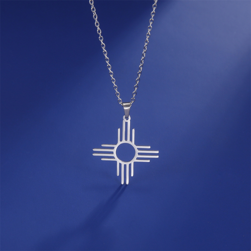 SILVER CROSS NECKLACE