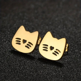 CUTE CAT EARRINGS (PAIR)