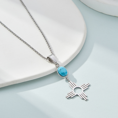 TURQUOISE SUN NECKLACE