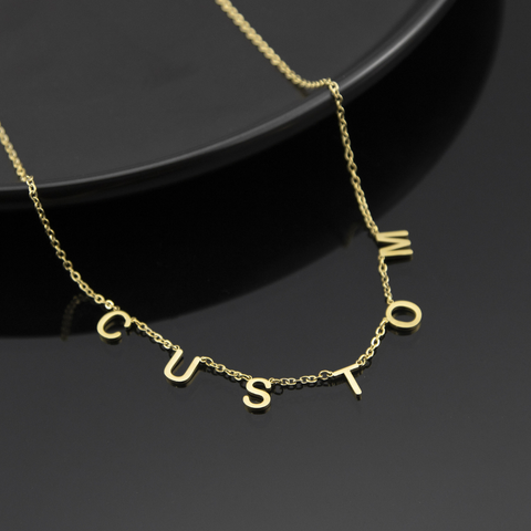 MINIMALIST LETTER NECKLACE