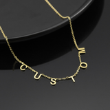 MINIMALIST LETTER NECKLACE