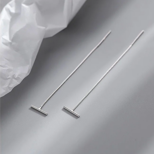 THREADER BAR EARRINGS (PAIR)