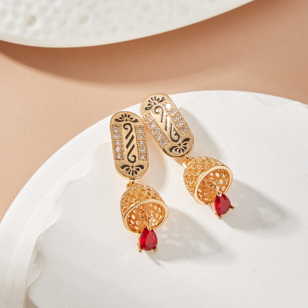 ETHNIC LUCKY EARRINGS (PAIR)