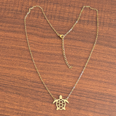 DAINTY TURTLE NECKLACE