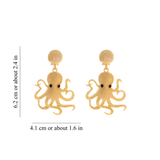 OCTOPUS EARRINGS (PAIR)