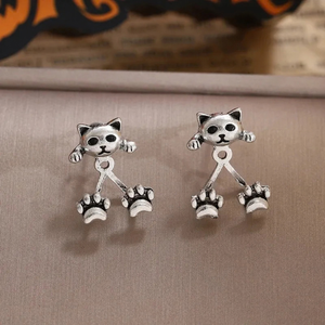 CAT PAWS EARRINGS (PAIR)