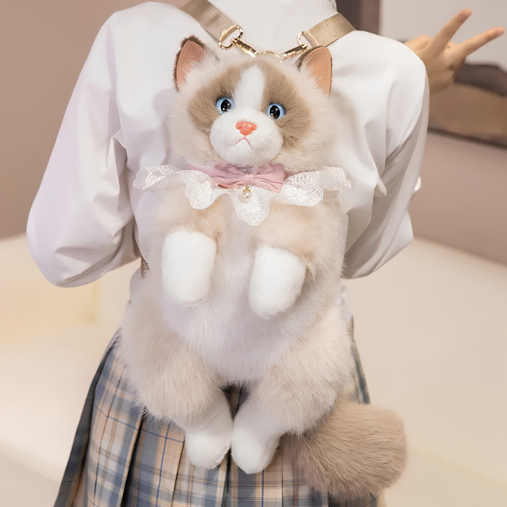 Purrsy™ | Stuffed Cat Bag