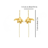 MAGNOLIA DROP EARRINGS (PAIR)