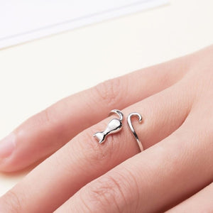 ADORABLE CAT RING (ADJUSTABLE)