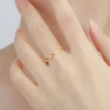 RIPPLE STACKING RING